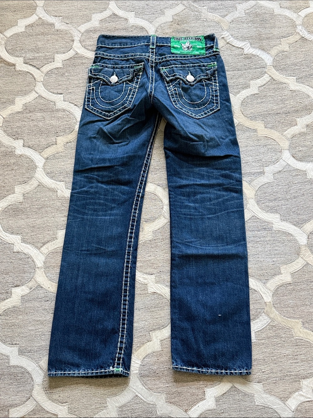 True Religion Men’s Size 30 Straight Flap Jeans - Picture 3 of 4